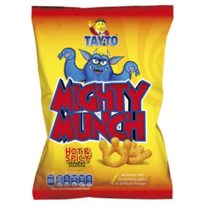 Picture of Mighty Munch Hot &Spicy Tayto 31g  x50